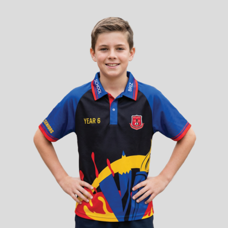 artistic school polo with logo