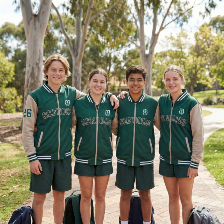 brizleavers hybrid varsity jacket