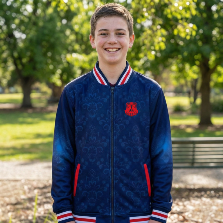 hybrid varsity jacket customizable