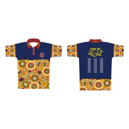 Year 6 Leavers Polo shirt Design #SP 157 - Maarakool art by Melissa