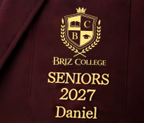 School crest and personalisation